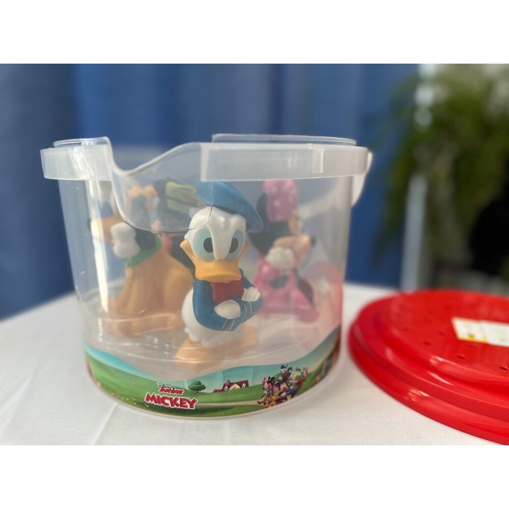 Disney Mickey & Friends Figurine Set w Storage Container